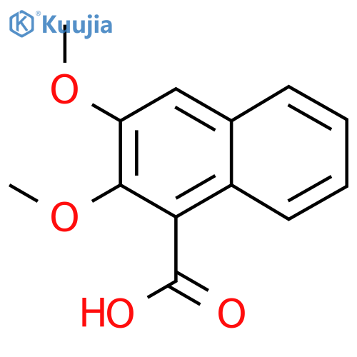 2,3-dimethoxynaphthalene-1-carboxylic acid structure