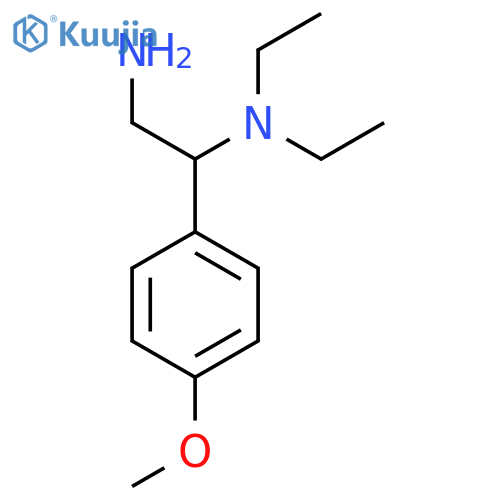 [2-Amino-1-(4-methoxyphenyl)ethyl]diethylamine structure