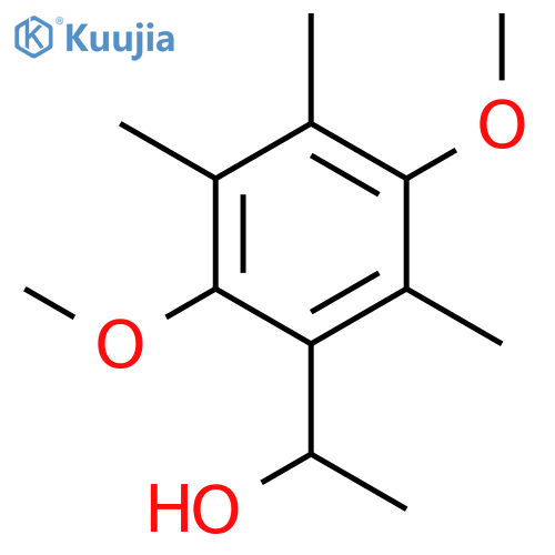 1-(2,5-Dimethoxy-3,4,6-trimethylphenyl)ethan-1-ol structure