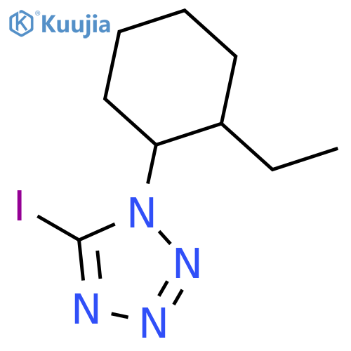 1H-Tetrazole, 1-(2-ethylcyclohexyl)-5-iodo- structure