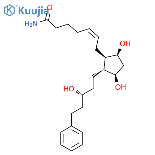 (5Z)-7-[(1R,2R,3R,5S)-3,5-Dihydroxy-2-[(3R)-3-hydroxy-5-phenylpentyl]cyclopentyl]-5-heptenamide structure