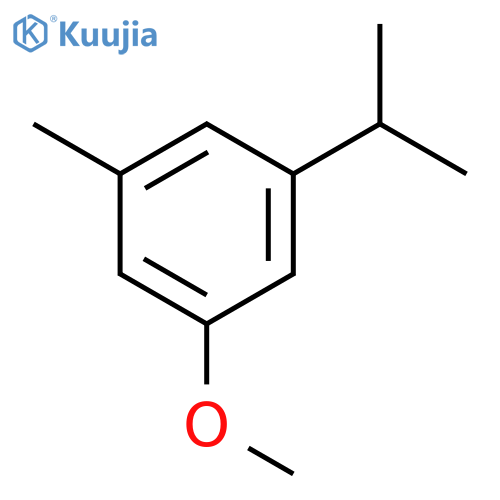 Benzene,1-methoxy-3-methyl-5-(1-methylethyl)- structure