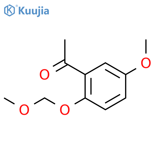 Ethanone, 1-[5-methoxy-2-(methoxymethoxy)phenyl]- structure