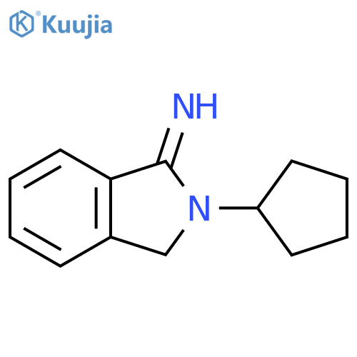 2-cyclopentyl-2,3-dihydro-1H-isoindol-1-imine structure