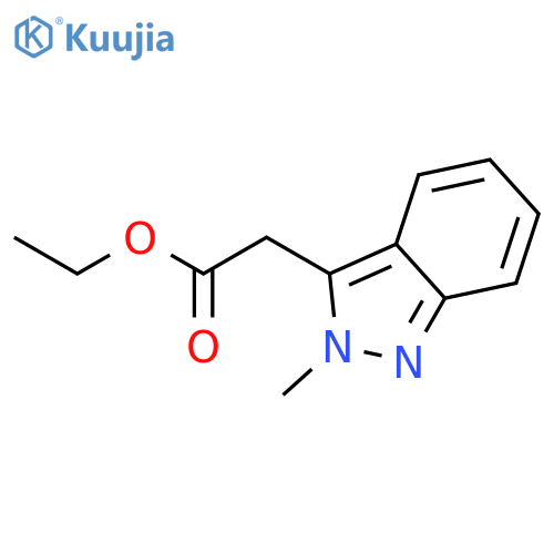 2H-Indazole-3-acetic acid, 2-methyl-, ethyl ester structure