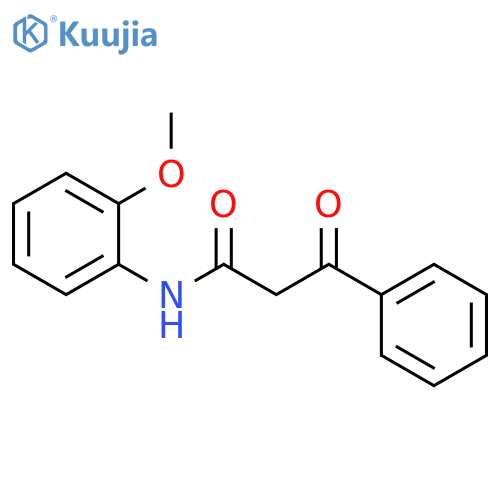 Benzenepropanamide,N-(2-methoxyphenyl)-b-oxo- structure