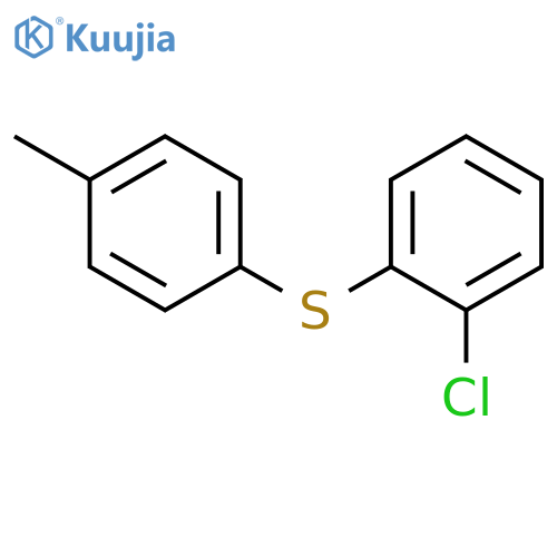 Benzene, 1-chloro-2-[(4-methylphenyl)thio]- structure