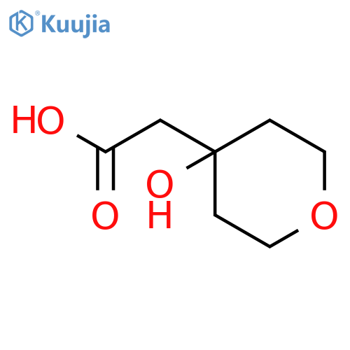 2-(4-hydroxyoxan-4-yl)acetic acid structure