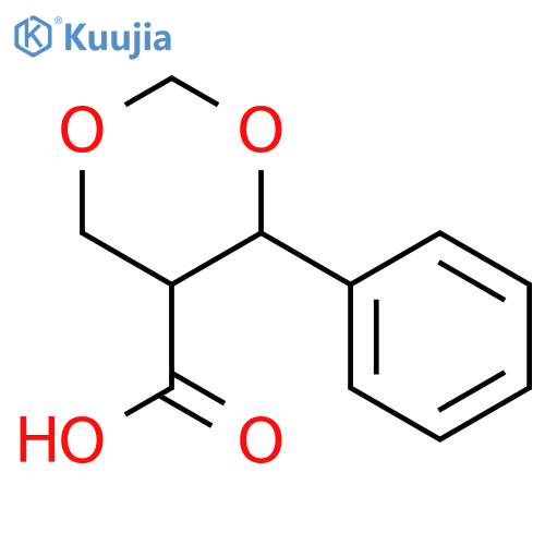 4-Phenyl-1,3-dioxane-5-carboxylic acid structure