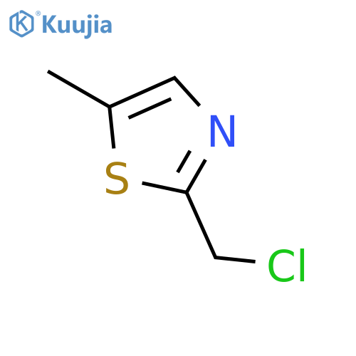 2-(Chloromethyl)-5-methyl-1,3-thiazole hydrochloride structure
