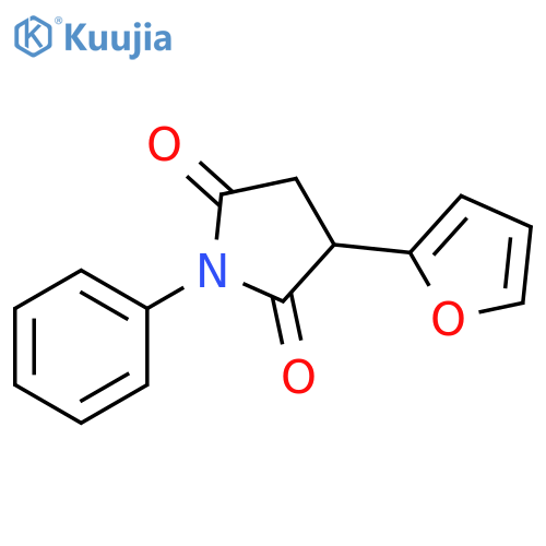 3-(2-Furanyl)-1-phenyl-2,5-pyrrolidinedione structure
