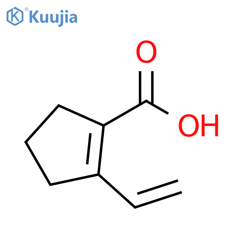 1-Cyclopentene-1-carboxylic acid, 2-ethenyl- structure