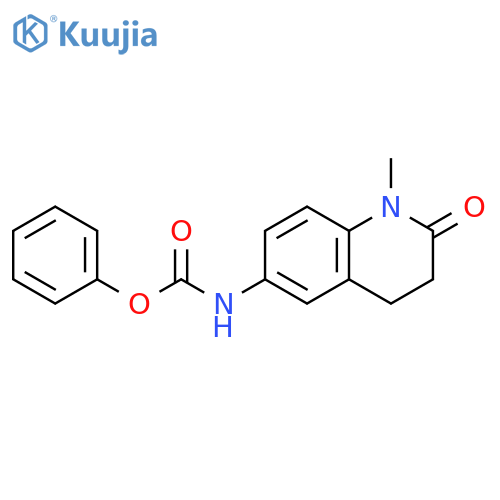 phenyl N-(1-methyl-2-oxo-1,2,3,4-tetrahydroquinolin-6-yl)carbamate structure