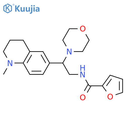N-2-(1-methyl-1,2,3,4-tetrahydroquinolin-6-yl)-2-(morpholin-4-yl)ethylfuran-2-carboxamide structure