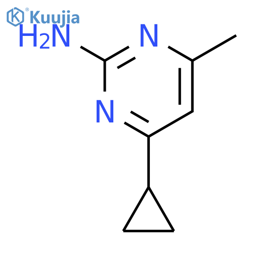 4-cyclopropyl-6-methylpyrimidin-2-amine structure