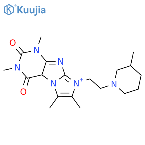 1,3,6,7-tetramethyl-8-2-(3-methylpiperidin-1-yl)ethyl-1H,2H,3H,4H,8H-imidazo1,2-gpurine-2,4-dione structure