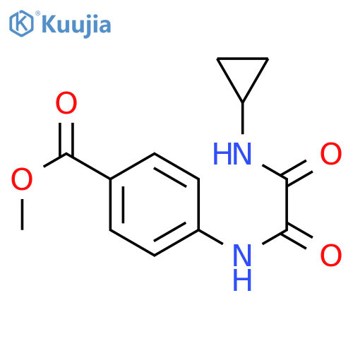 methyl 4-(cyclopropylcarbamoyl)formamidobenzoate structure