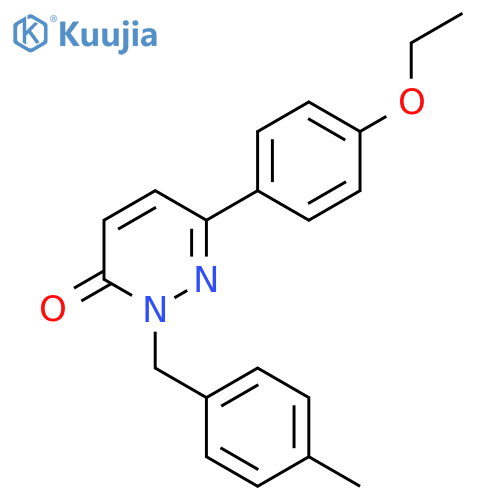 6-(4-ethoxyphenyl)-2-(4-methylphenyl)methyl-2,3-dihydropyridazin-3-one structure