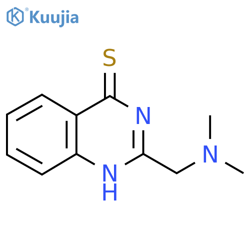 2-(dimethylamino)methylquinazoline-4-thiol structure