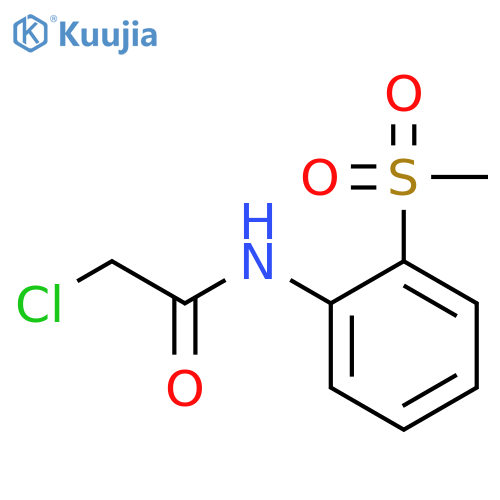 2-Chloro-N-(2-methanesulfonylphenyl)acetamide structure