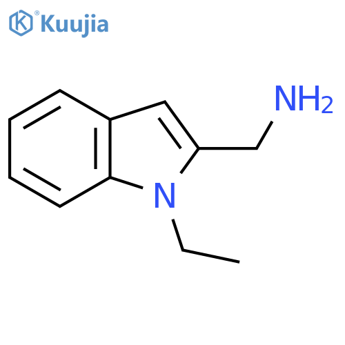 (1-ethyl-1H-indol-2-yl)methanamine structure