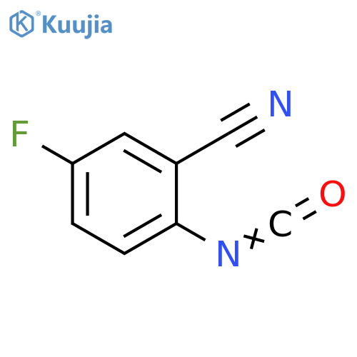 5-fluoro-2-isocyanatobenzonitrile structure