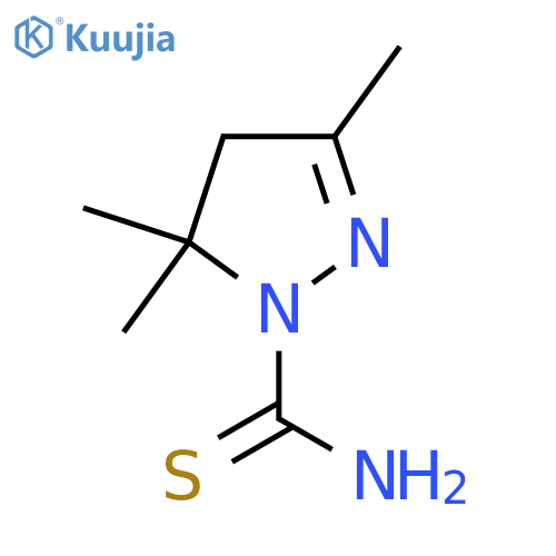 3,5,5-Trimethyl-4H-pyrazole-1-carbothioamide structure