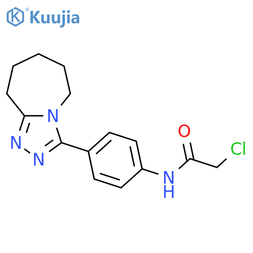 2-Chloro-N-(4-{5h,6h,7h,8h,9h-1,2,4Triazolo4,3-AAzepin-3-Yl}Phenyl)Acetamide structure