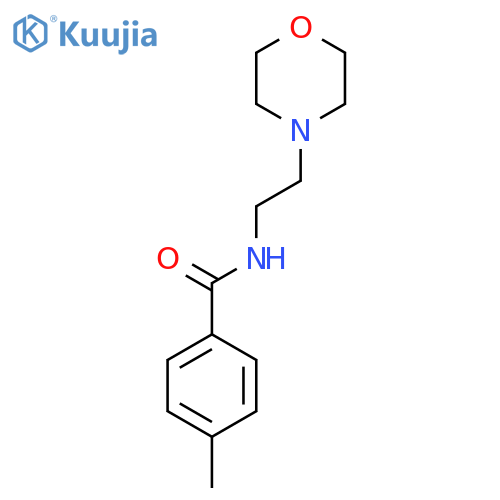 4-Methyl-N-[2-(morpholin-4-yl)ethyl]benzamide structure