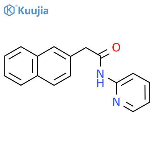 2-Naphthaleneacetamide, N-2-pyridinyl- structure