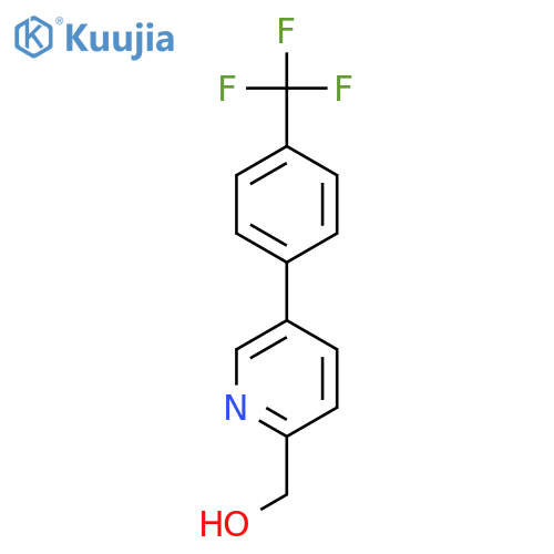 2-Pyridinemethanol, 5-[4-(trifluoromethyl)phenyl]- structure