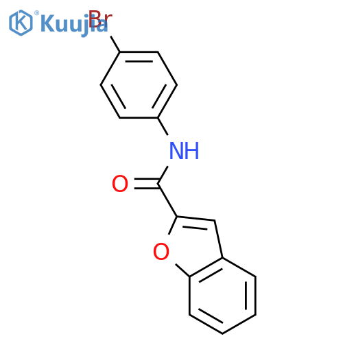 N-(4-Bromophenyl)benzofuran-2-carboxamide structure