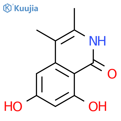 1(2H)-Isoquinolinone,6,8-dihydroxy-3,4-dimethyl- structure