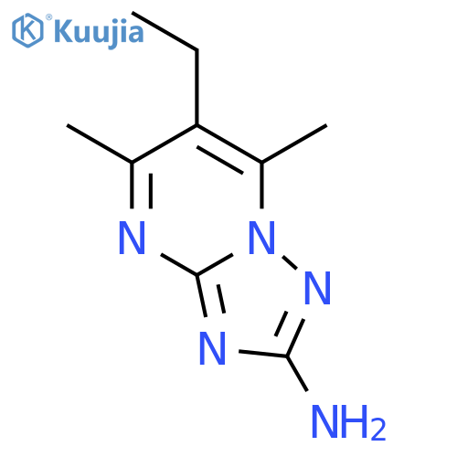 6-Ethyl-5,7-dimethyl1,2,4triazolo-1,5-apyrimidin-2-amine structure