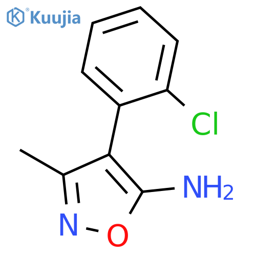4-(2-chlorophenyl)-3-methyl-1,2-oxazol-5-amine structure