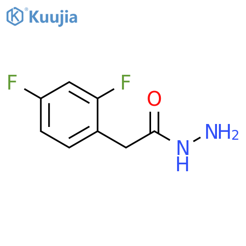 2-(2,4-difluorophenyl)acetohydrazide structure