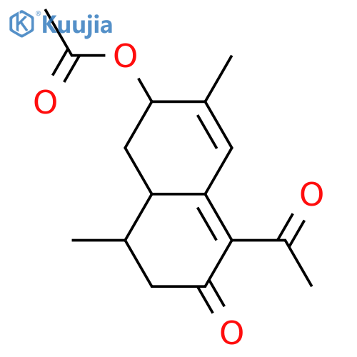 3-Hydroxy-13-nor-4,6-cadinadiene-8,11-dione; (1β,3α,10β)-form, Ac structure