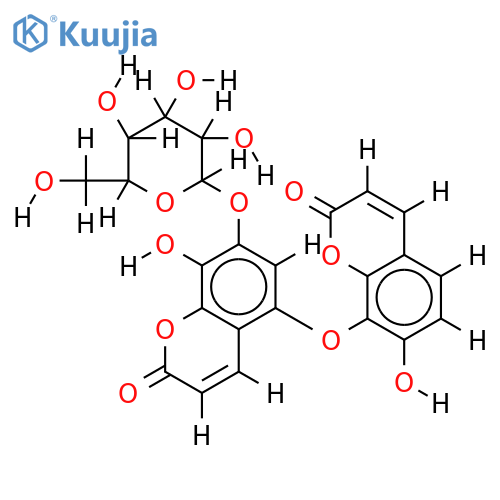 daphgilin-7-O-beta-D-glucopyranoside structure