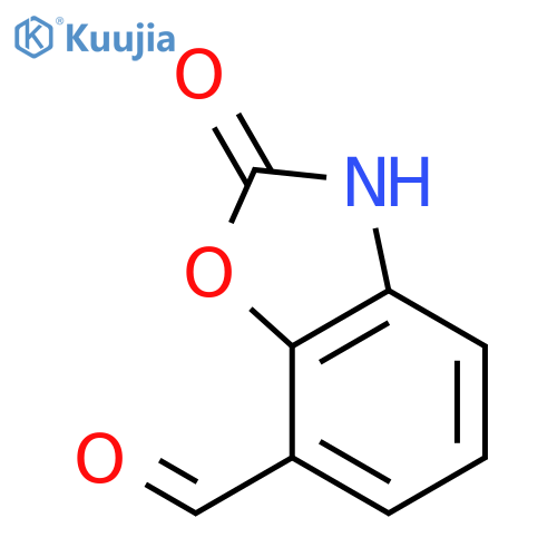 7-Benzoxazolecarboxaldehyde, 2,3-dihydro-2-oxo- structure