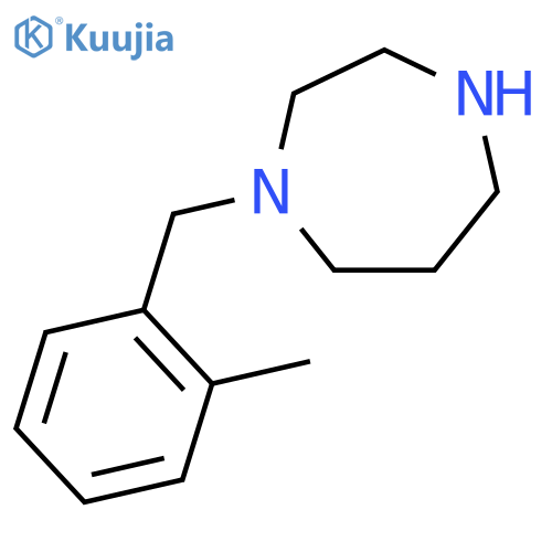 1-[(2-methylphenyl)methyl]-1,4-diazepane structure