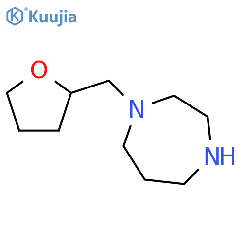 1-[(oxolan-2-yl)methyl]-1,4-diazepane structure