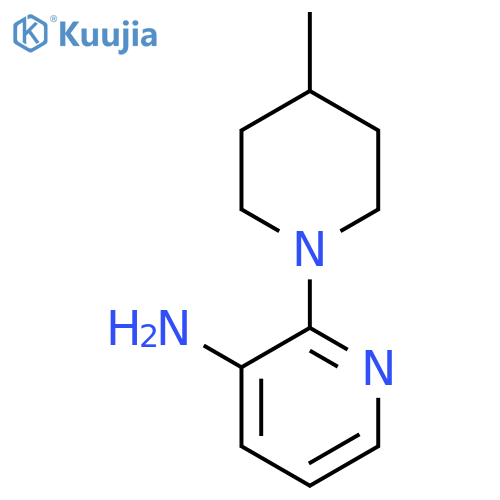 2-(4-methylpiperidin-1-yl)pyridin-3-amine structure