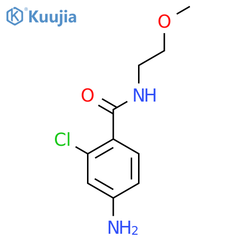 4-Amino-2-chloro-N-(2-methoxyethyl)benzamide structure