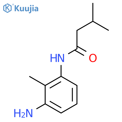 N-(3-Amino-2-methylphenyl)-3-methylbutanamide structure