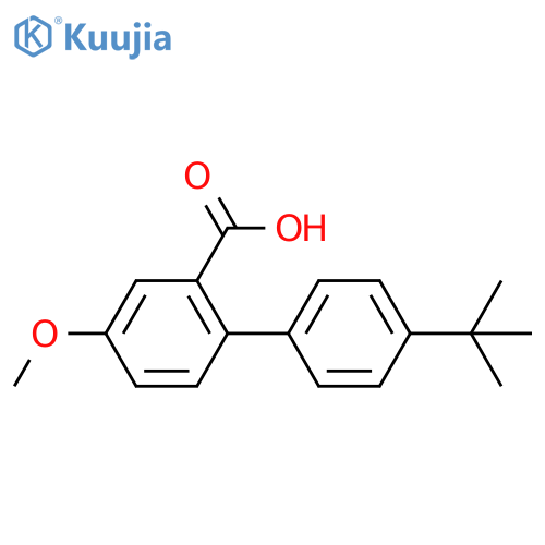 2-(4-tert-butylphenyl)-5-methoxybenzoic Acid structure