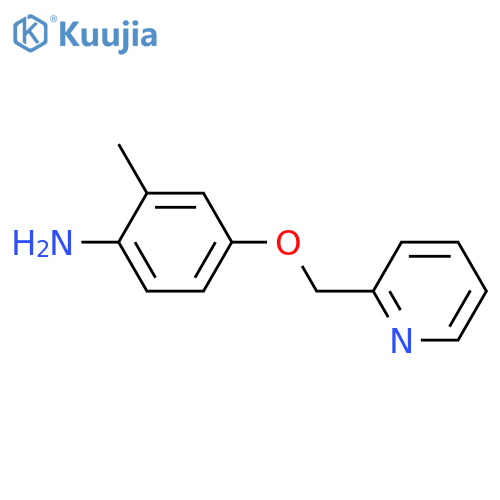 2-methyl-4-(pyridin-2-yl)methoxyaniline structure