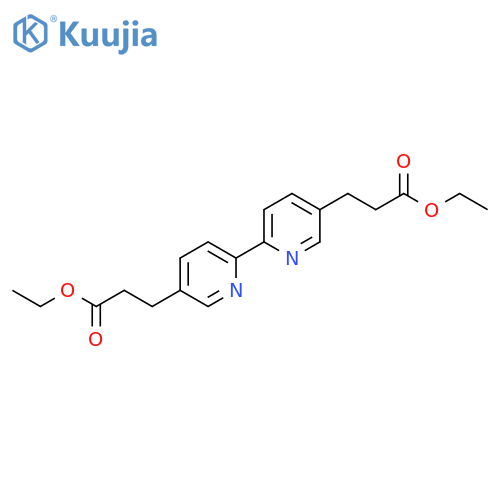 [2,2'-Bipyridine]-5,5'-dipropanoic acid, diethyl ester structure