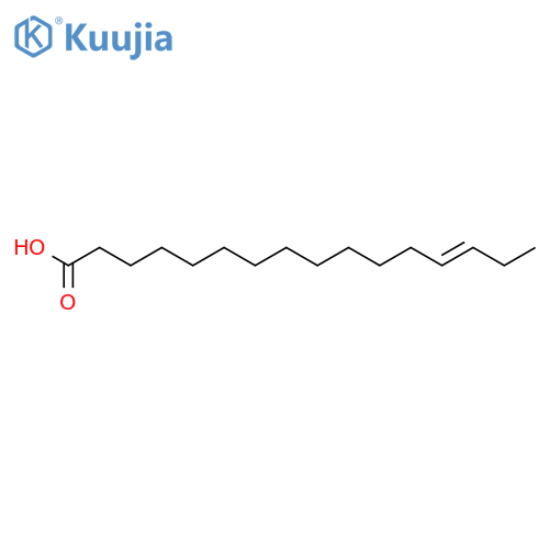 13-Hexadecenoic acid, (E)- structure