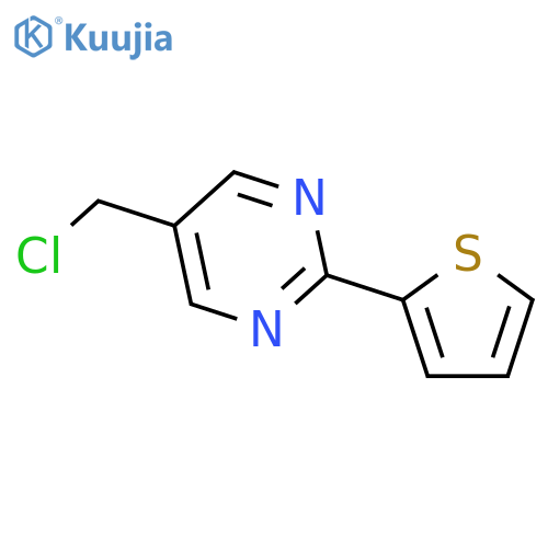 5-(Chloromethyl)-2-thien-2-ylpyrimidine structure