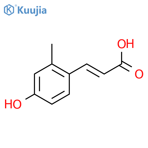 2-Propenoic acid, 3-(4-hydroxy-2-methylphenyl)-, (2E)- structure